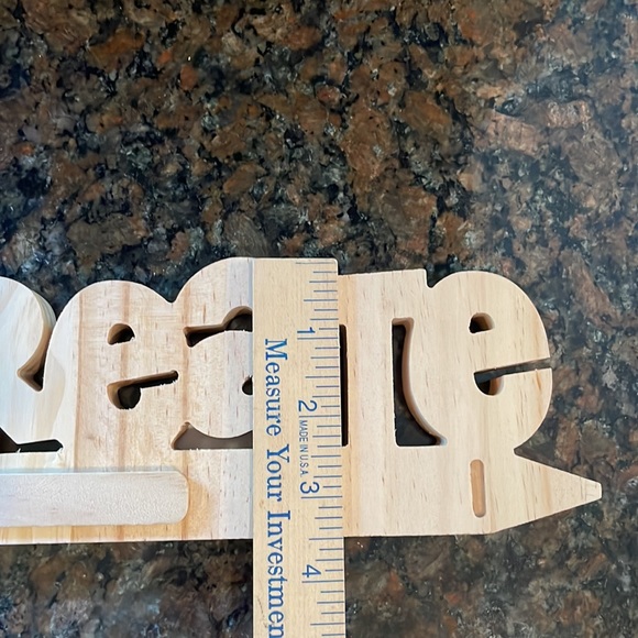 NEW Natural Wood Standing Signs for Classroom - Picture 13 of 15